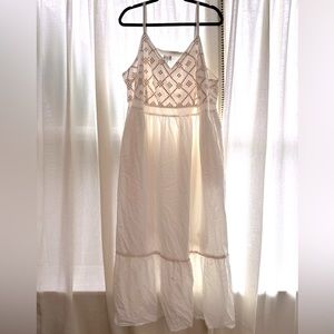 Ava & Viv Off White/Cream Long Dress